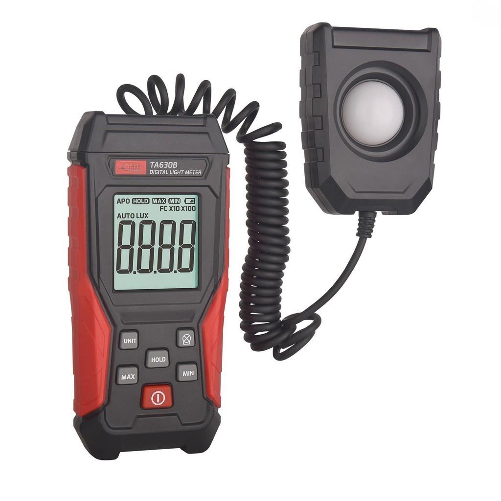 0~200,000 Measurement Range Flexible Sensor Light Tester Illuminance Lux Meter LCD Display Portable Digital Light Meter