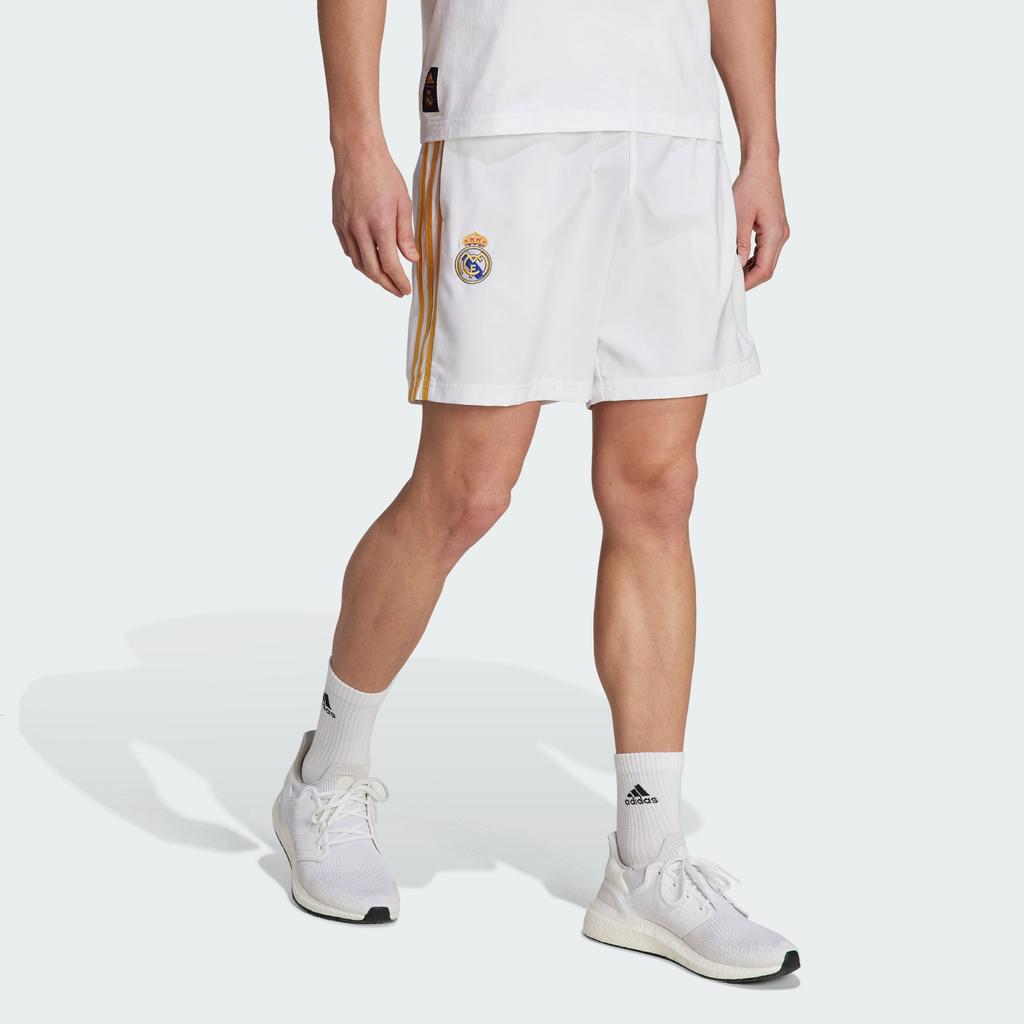New Adidas Real Madrid Casual Shorts Men's White HY0614
