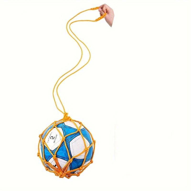 

1pc Portable Football Kick Training Net Bag-Durable Nylon Football Net Bag, Easy For Both Men And Women To Carry-Ball-Free жёлтый