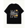 White Soft Cotton T Shirt With That S My Granddaughter Out There Softball Design For Casual Wear And Family Support Events