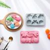 Silicone Candy Molds Chocolate Molds Cake Molds 6 Cavity Non-stick Silicone Baking Molds for Halloween Gifts Cake Deco