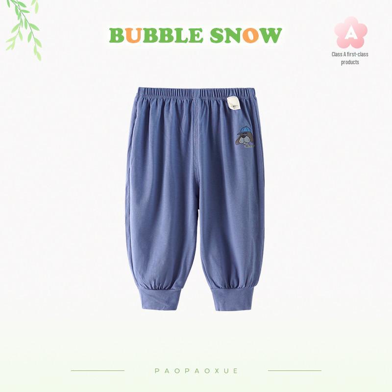 

Children s Bubble Snow Casual Elastic Cotton Anti-Mosquito Pants - Breathable and Comfortable Summer Sports Pants 80 cm