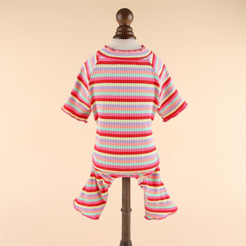 

Одежда для собак Teddy Puppy Весна и осень Рубашка-борцовка Летняя одежда для домашних животных из тонкого хлопка Весна и лето Кошка XXL