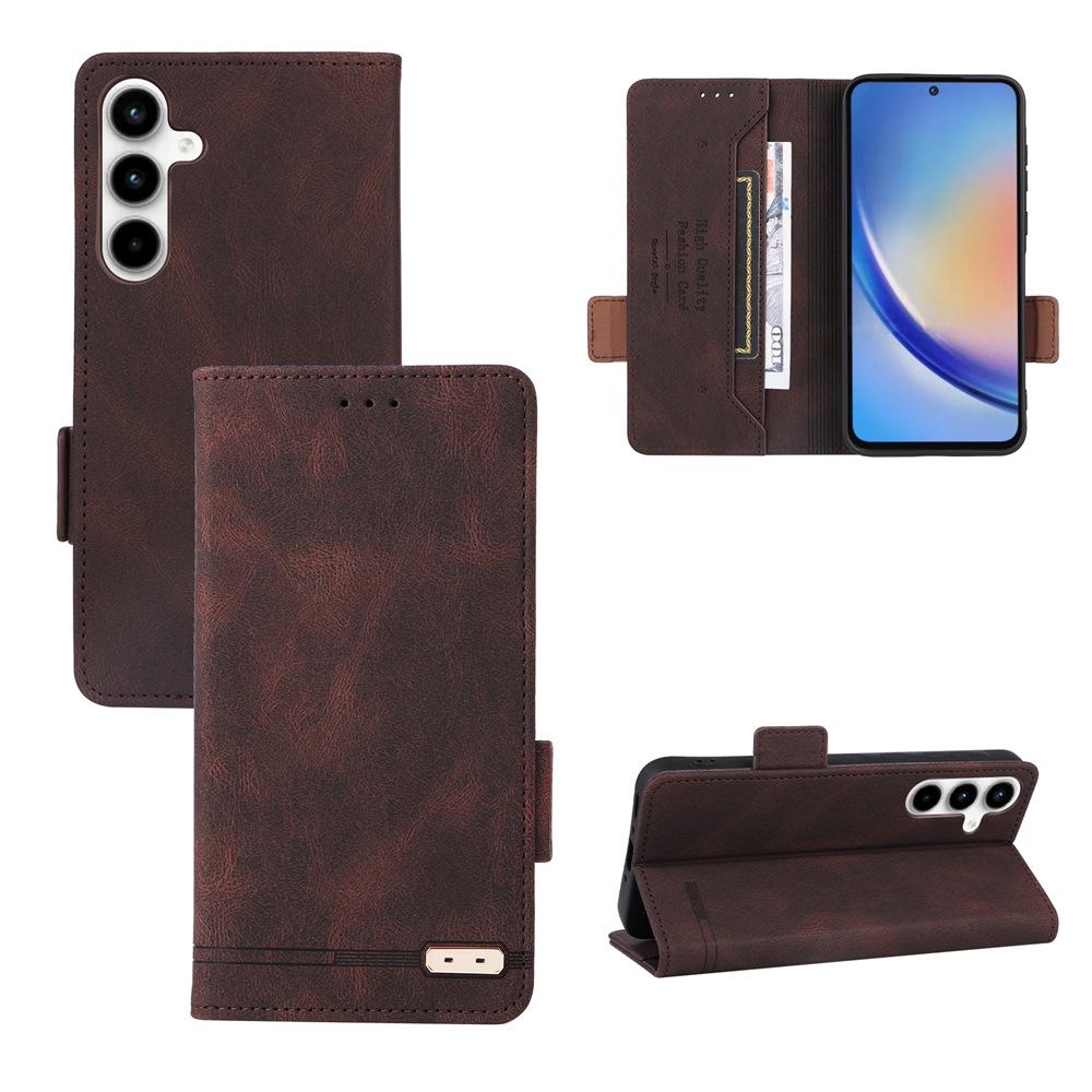 Samsung A35 5G Magnetic Flip Leather Case with Card Slot