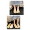 Baotou Half Slippers for Women's Summer Outwear New Pregnant Women's Soft Sole Knitted Flat Bottom Fish Mouth Muller Shoes French Cool Slippers