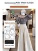 Spring 2025 Plus Size High-Waisted Wide-Leg Acetate Culottes - Slimming, Versatile, and Casual.