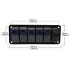 Marine Boat Rocker Switch Panel 8 Gang LED Rocker Switch Panel Kit 12V/24V Circuit Breaker Dual USB Slots light Battery Switches5