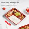 Disposable Rectangular Plastic Takeaway Meal Box