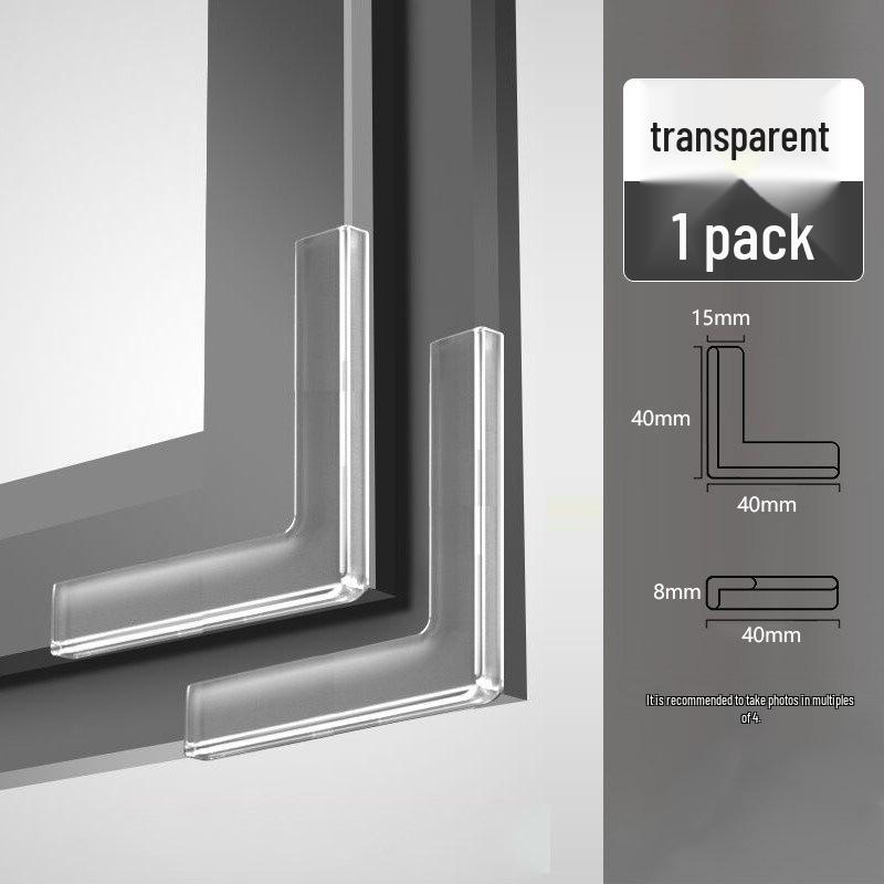 Silicone Safety Corner Protector Anti-Collision Strip for Windows and Tables
