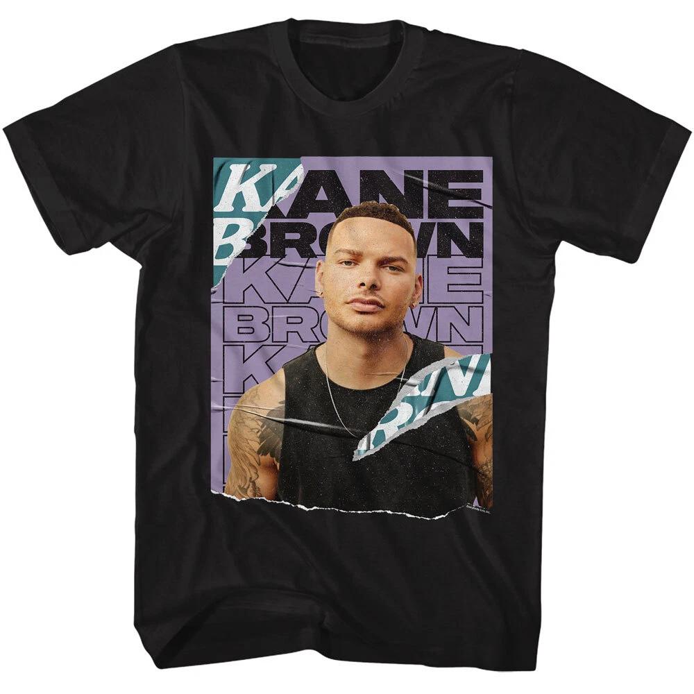 Kane Brown Name Repeat Ripped Magazine Photo Men s T Shirt Country Music Merch S