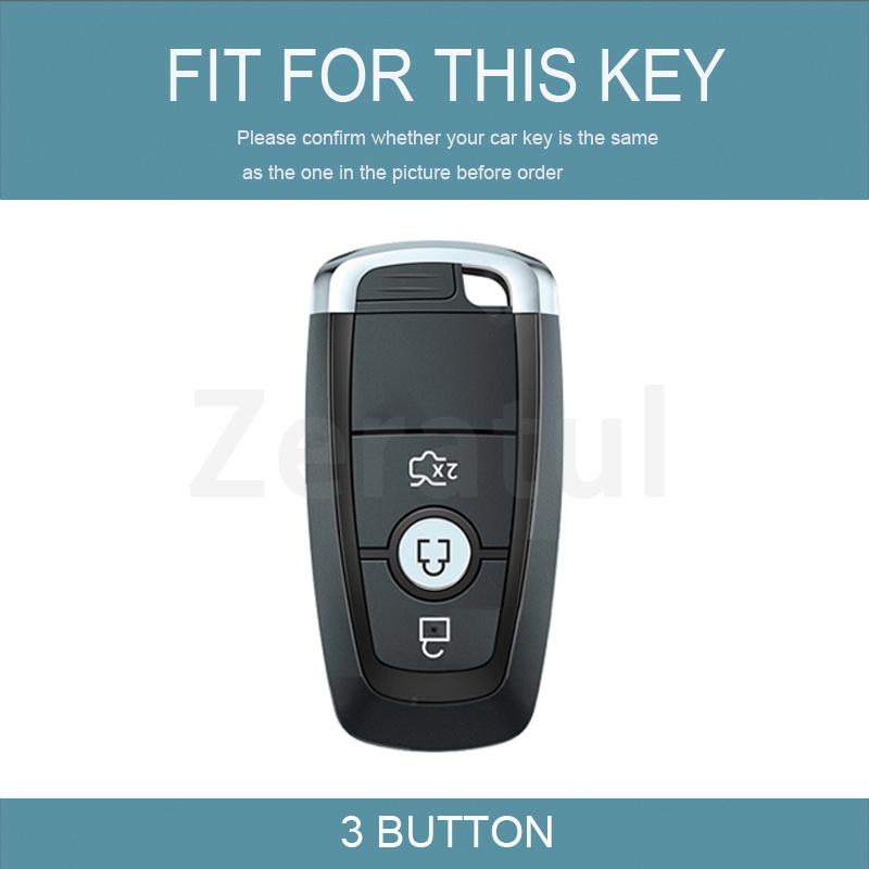 3 Buttons Tpu Car Key Shell Fob Cover For Ford Escape Fusion Bronco Sport F-150 Raptor Explorer Edge Lincoln Corsair Nautilus