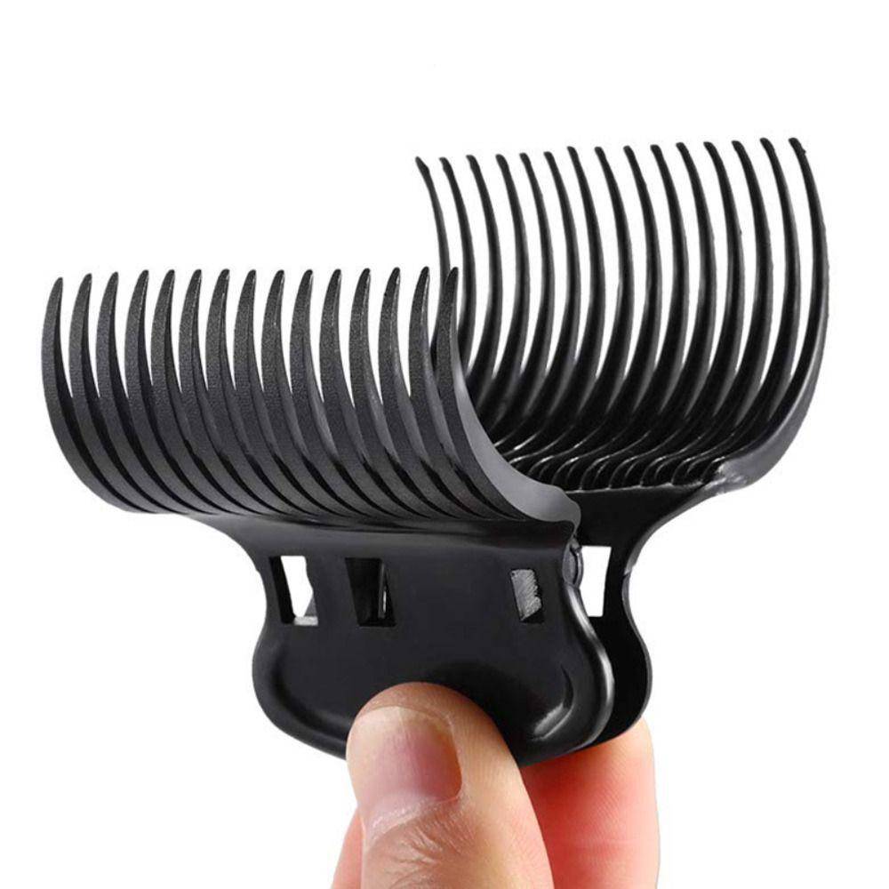 12pcs/set White Hot Roller Hair Clips Black Hot Roller Super Hair Dye Perm Insulation Clips  Barber