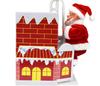 Dropshipping Santa Claus Musical Climbing Rope Ladder Electric Musical Toy Ornaments for Holiday Season MOQ 1 Piece