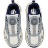 Skechers Kids Fabric Comfortable Non-Slip Durable Low-Top Casual Shoes Kids Sneakers Gray White 405292L-GYW