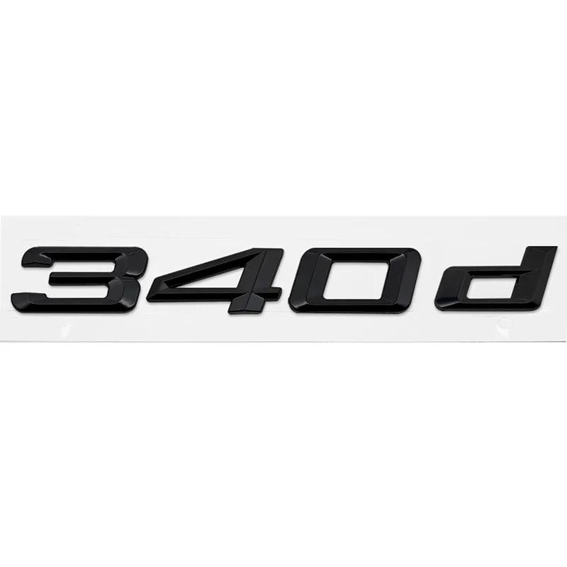 ABS Car Rear Trunk Letters Logo Badge Emblem Sticker For BMW 3 Series 318d 320d 325d 328d 330d 335d E46 E90 E91 F30 F31 F34 G20