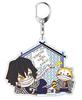 Demon Slayer x Rascal the Raccoon Großer Schlüsselanhänger Iguro Obanai Kombinationsversion