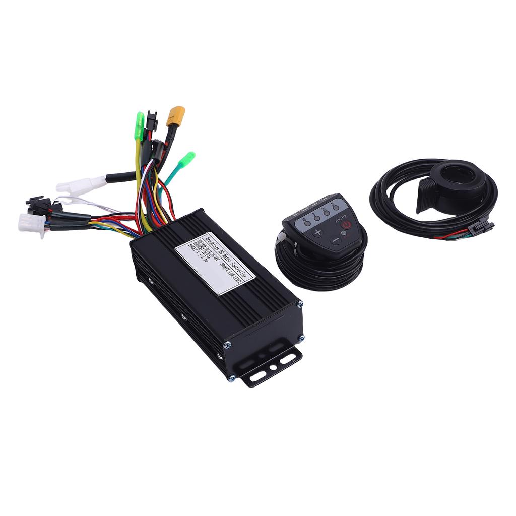LED Display Meter 3 Modes 26A Controller for Brushless Motor 130X Throttle Grip Electric Bike Modifi