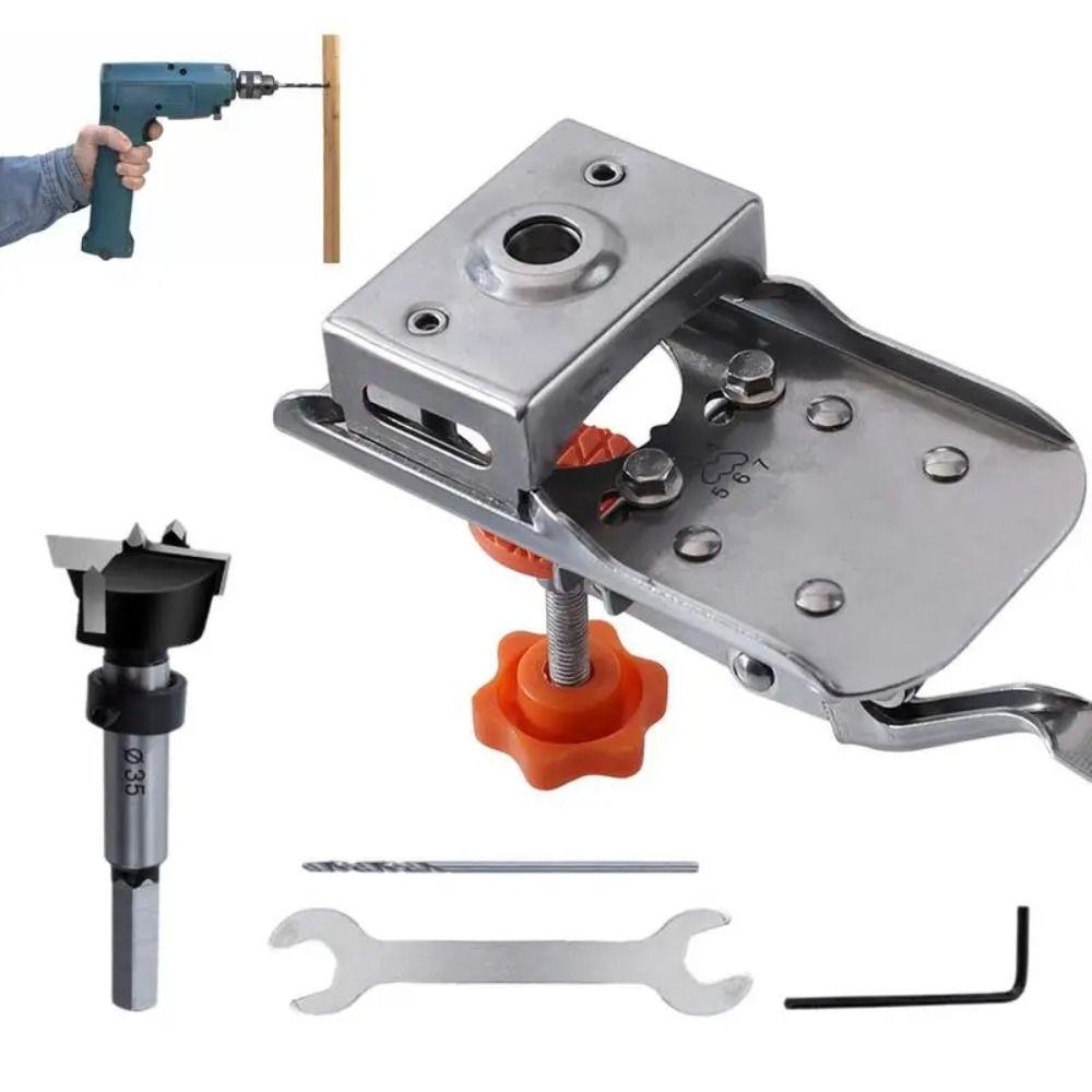 Positioning Door Hinge Template Hinge Installation Hinge Slotting Locator Hole Guide Jig  Carpenter