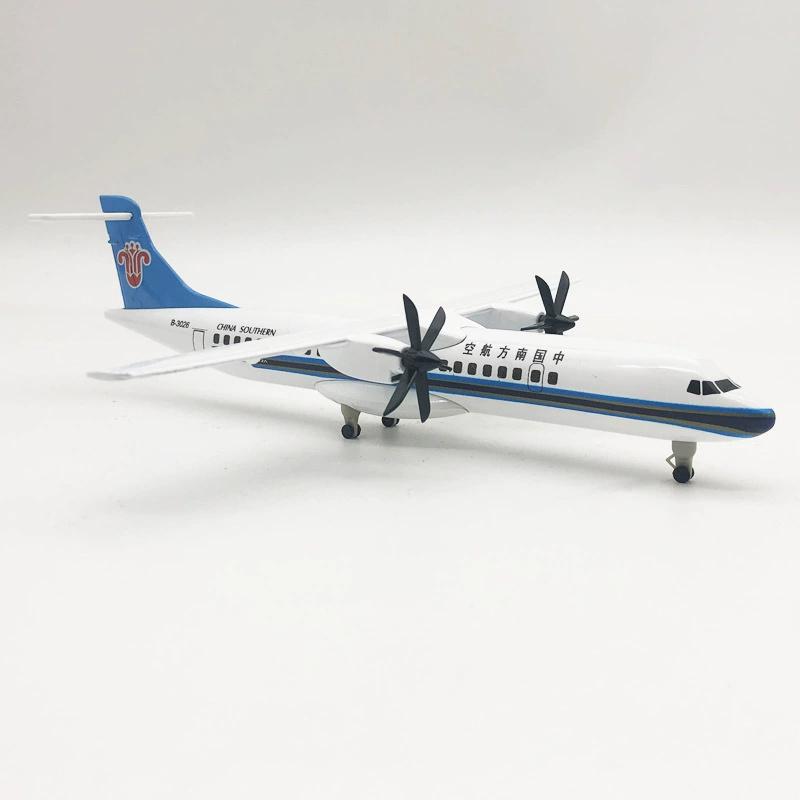 Airplane Toy 20cm China Southern ATR Airplane Model Aircraft Diecast Metal Alloy Collection Children Toy Model Plane with Stand