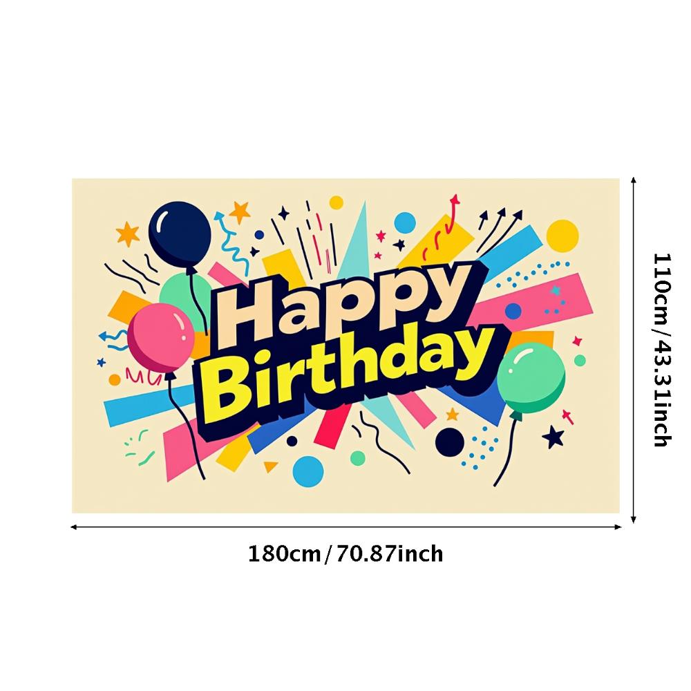 Celebration Party Decorations Birthday Banner Birthday Decorations For Indoor Photo Booth Birthday Party