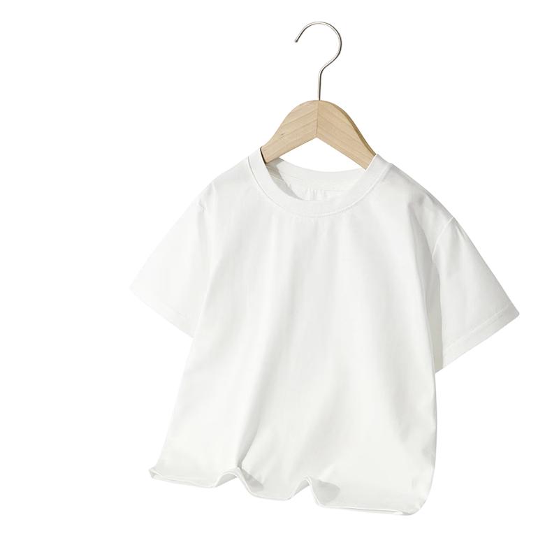 Kids  Unisex Cotton Blend Short Sleeve T-Shirt 170