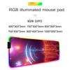 AI art painting Mouse Pad RGB Gaming Mousepad Big LED Pad PC Desk Mat Luminous Mouse Pad Large Keyboard Mats Table Rug With