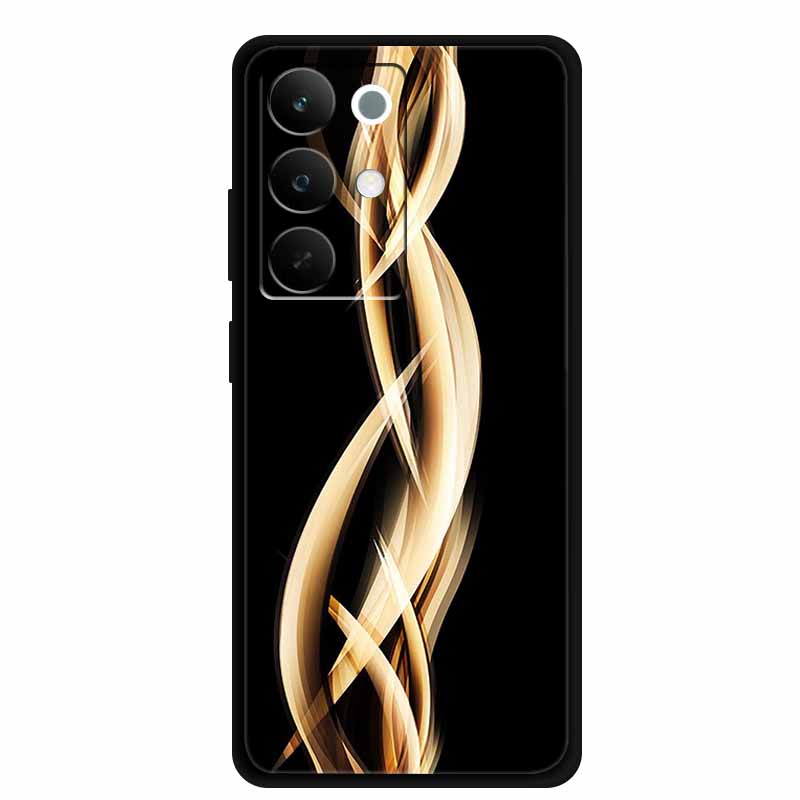 

Чохол для телефону Realme C85 5G 2025 Квіти Чорний Силіконовий М яка Задня Кришка Чохол Для Realme C85 Pro Чохол 6.8 C 85 Pro Coque Funda Realme C85 Pro
