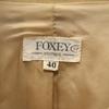 FOXEY Made In Japan Faux Leather Skirt Suit Setup 40 Tailored Jacket Women Used