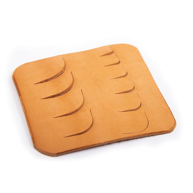 WUTA Leather Round Corner Cutter Leather Wallet Corner Punch Trimmer 1/4 Round Bag Arc-shaped Edge Cutting Knife Mold