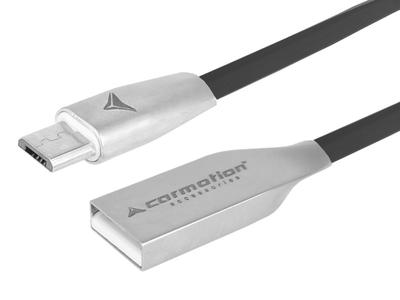 Lade- und Synchronisationskabel, 120cm, USB > Micro USB, Schwarz