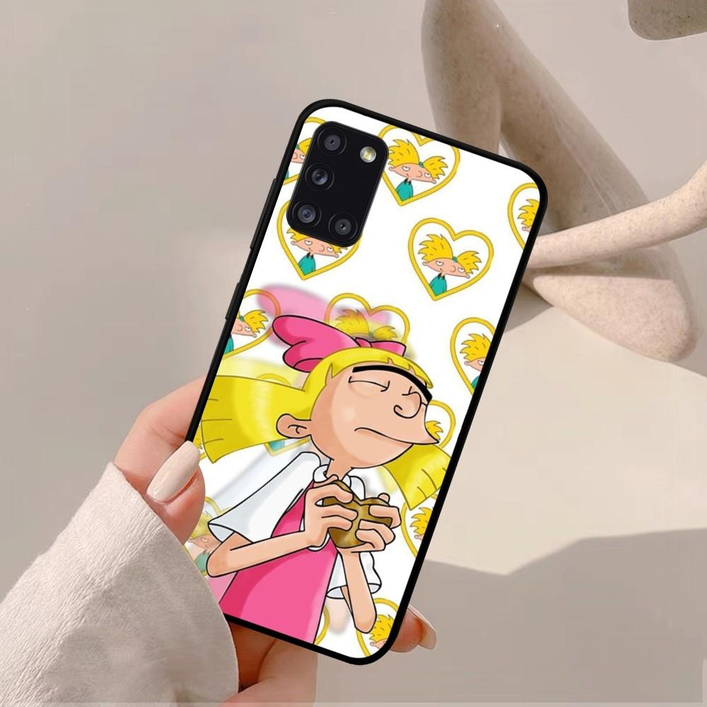 

Hey Arnold Helga Bonito Phone Case For Samsung A 10 11 12 13 20 21 22 30 31 32 40 51 52 53 70 71 72 73 91 13 Shell Samsung A51 4G