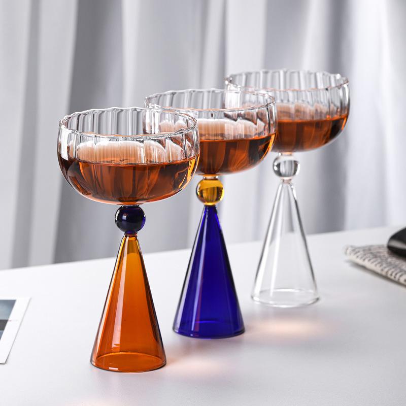 High Borosilicate Glass Red Wine Glass Goblet Cup Household Coffee Glass, Champagne Glass Wine