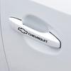 4 Stück reflektierende Vinyl-Aufkleber für Autotürgriffe, Spiegel, Wischer, Styling für Chevrolet Spark Aveo Colorado Cruze Camaro Malibu
