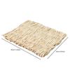 Foldable Woven Rabbit Cages Pets Hamster Guinea Pig Bunny Grass Chew Toy Mat House Bed Nests for Small Animal Rabbit Accessories
