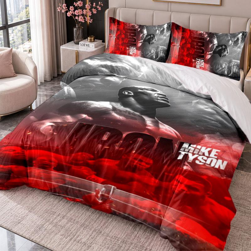 Mike Tyson 3Pcs Bedding Set Duvet Cover With Two Pillowcases For Bedroom Home Decoration