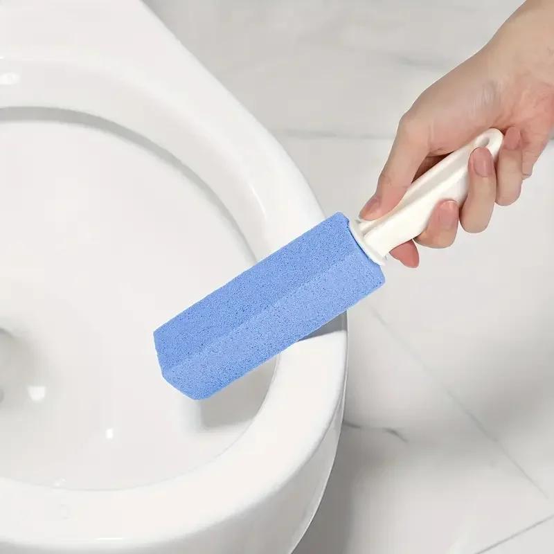 Float Stone Toilet Cleaning Brush, Toilet Seat Stains, Yellow Scale Brush, Bathroom Crevice Plastic Brush, Cleaning Rod