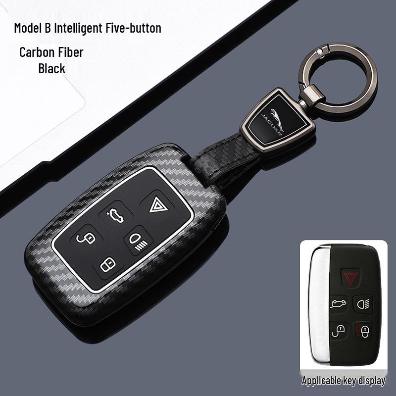 Premium Carbon Fiber Key Case for Jaguar XFL/XEL/XJL/EPACE/FPACE