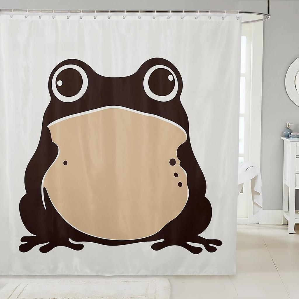 Kids Koi Fish Shower Curtain Boys Girls Japanese Wave Bathroom Shower Curtain Set Japanese Style Bath Curtain Fish Pattern