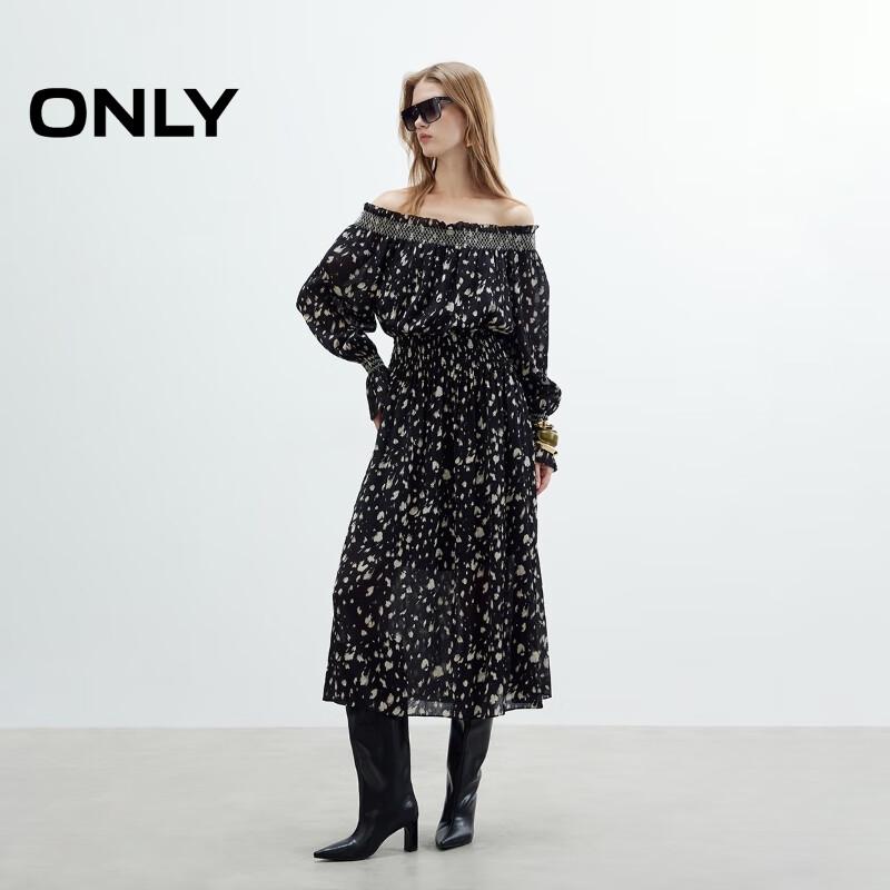 Only 2025 Gradient Print Flowy Mesh Dress