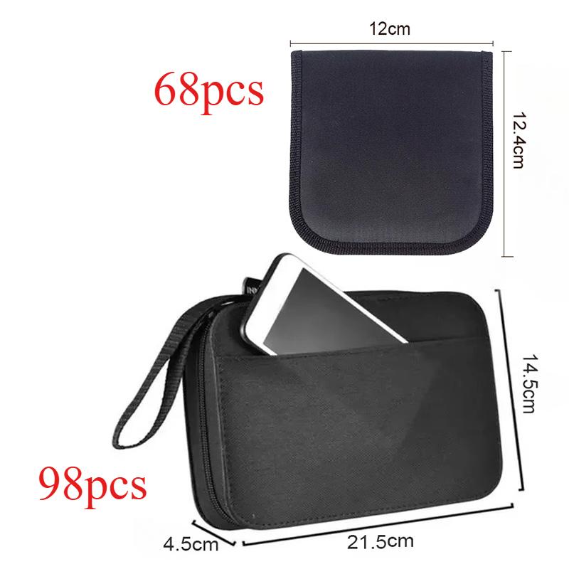 68/98 pz Borsa Kit da Cucito Multifunzione Scatola Set Strumenti da Cucito Fai da Te per Trapuntatura a Mano Cucitura Ricamo Filo Accessori