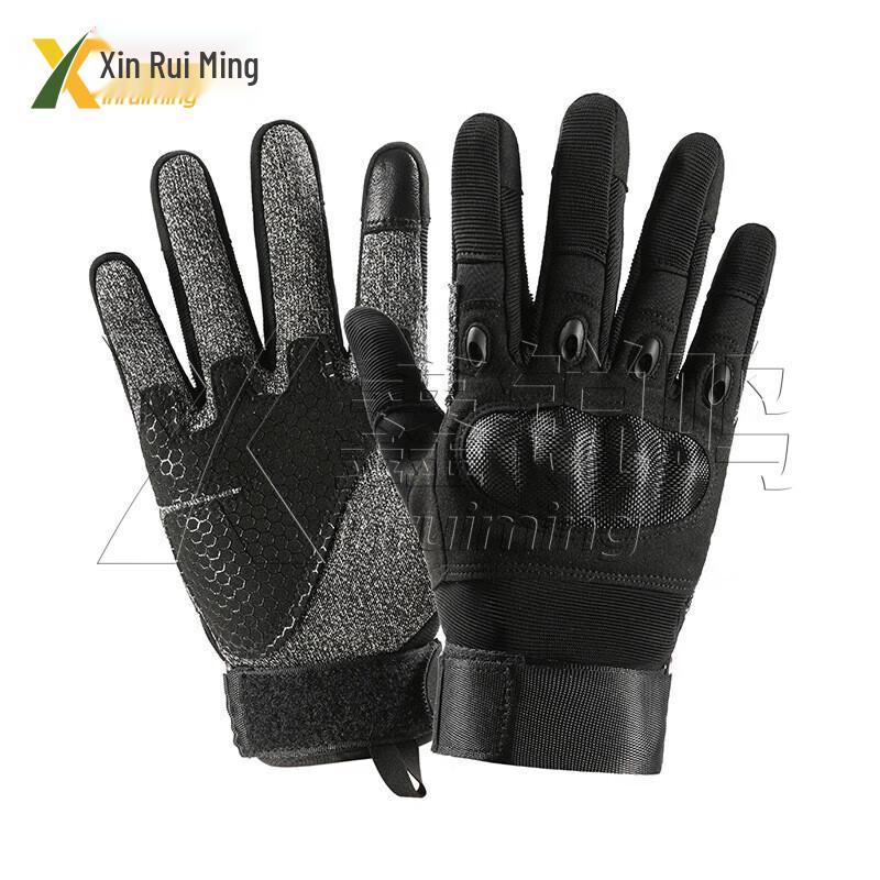 Men s Level 5 Cut-Resistant Tactical Full Finger Gloves