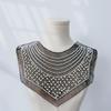 Embroidered Beadwork Collar Applique Mesh Collar Accessory For Elegances Social Gatherings Clothing Garment Decoration