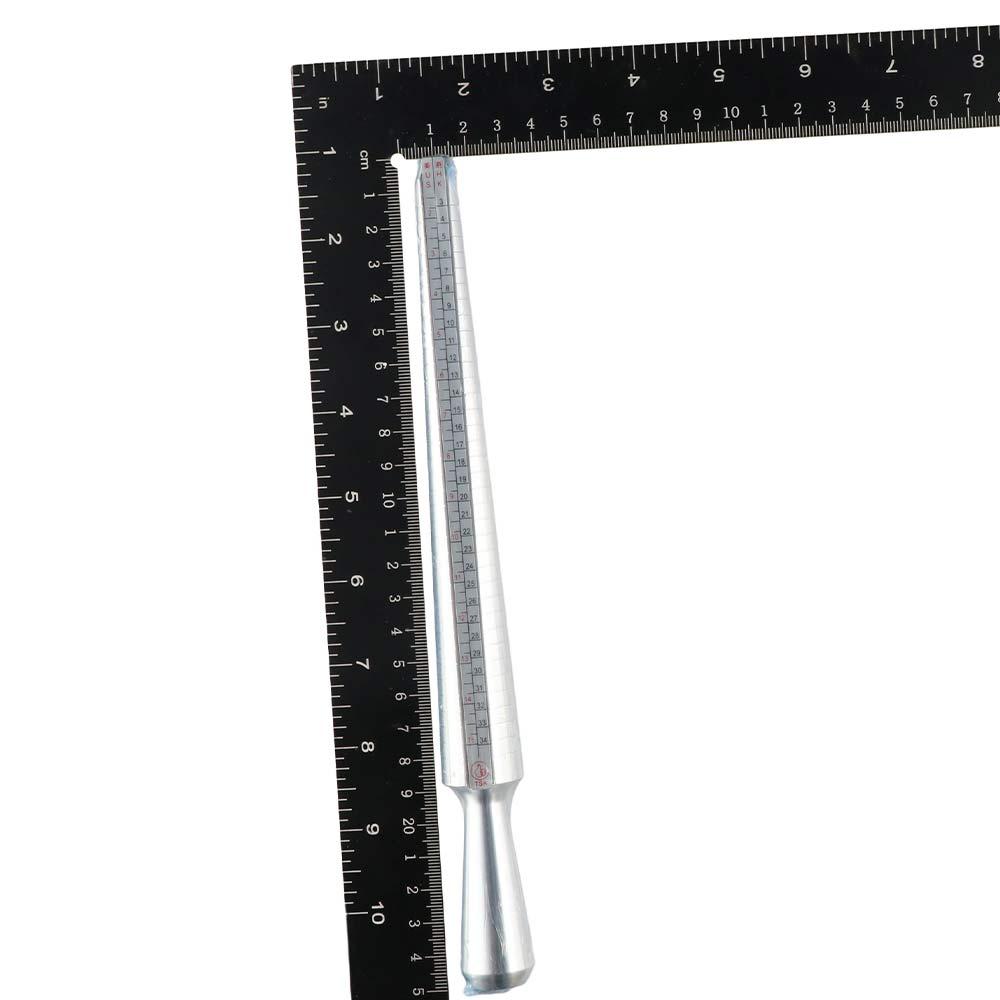 Aluminum Ring Mandrel Ring Mandrel Measurement Tool Jewelry Sizers Kit  Jewelry Sizing Measuring