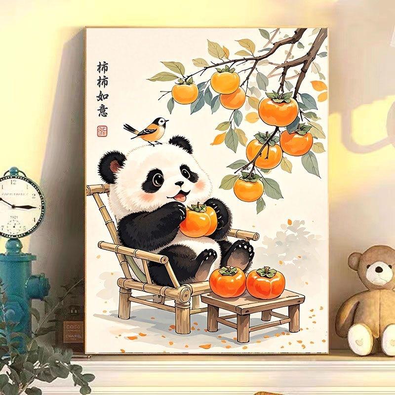 Diy Digital Oil Painting Flower Landscape Filling Coloring Oil Painting Stall Toy Painting