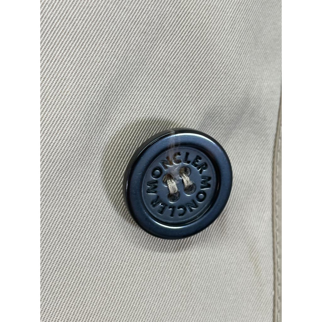 MONCLER Beige NACRE soutien collar coat coat O beigeUsed