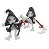 Grim Reaper Action Figure 3D Printed Articulated Reaper Toy Collectible Spooky Action Figure for Halloween Desktop Decoration
