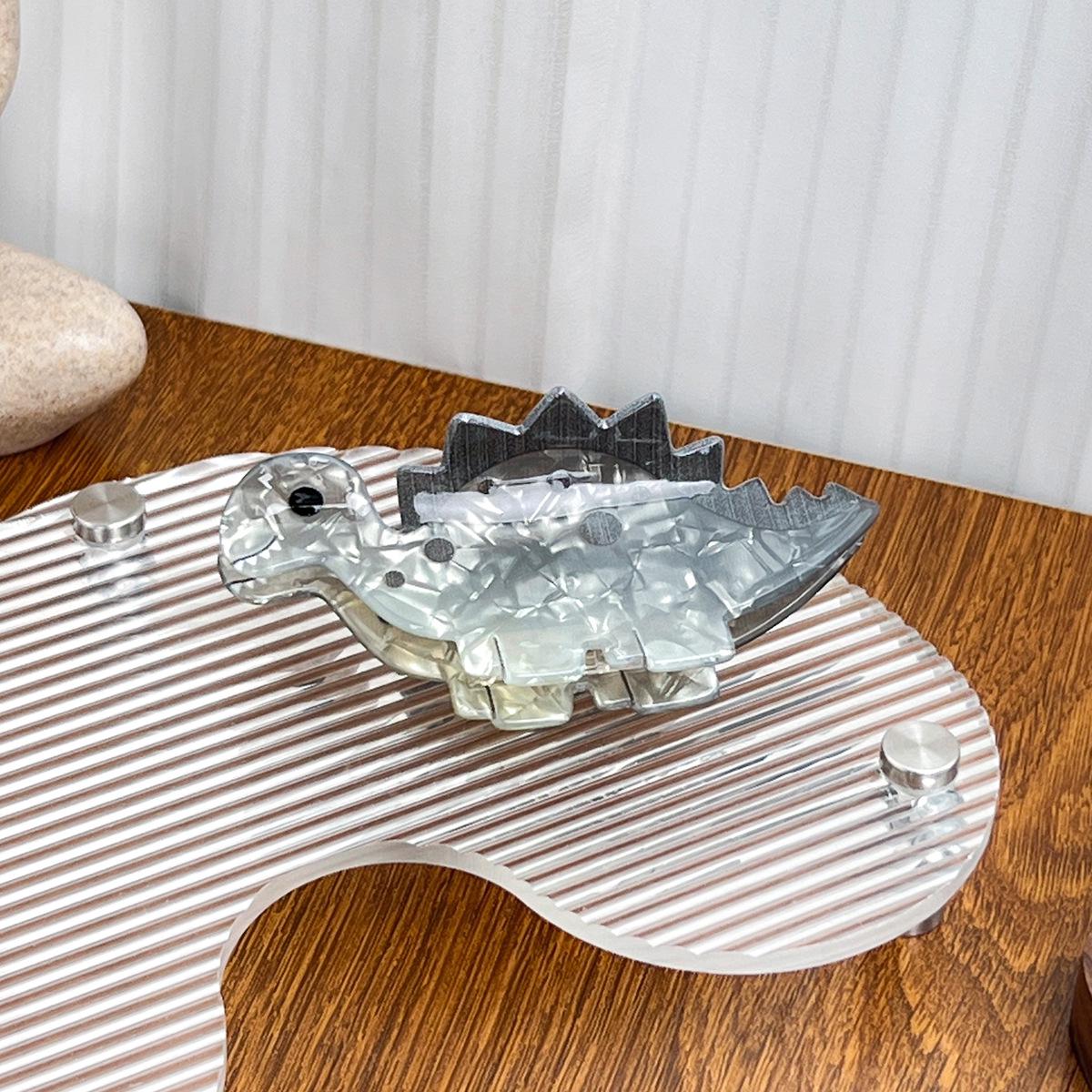 

Акрилова шпилька для волосся у вигляді динозавра - Мила шпилька-акула для пучка для жінок