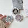 Creative Magnetic Desktop Drama Mobile Phone Airbag Holder Rhinestone Bear Mirror Advanced Sense Ring Female