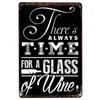 Retro Wine Metal Sign Plaque Vintage Whiskey Painting Perfect for Bar Restaurant Club Man Cave Wall Decor