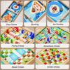 Board Games Desktop Battle Toys 7-in-1 Wooden Educational Tabletop Game for Teachers Caregivers Kindergarten Classroom